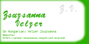 zsuzsanna velzer business card